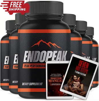 EndoPeak 180-day package Six EndoPeak bottles with seller bonus-guide artwork for the 180-day package